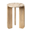 J&D Designs Quarry Wood and Tendua Stone Size Table