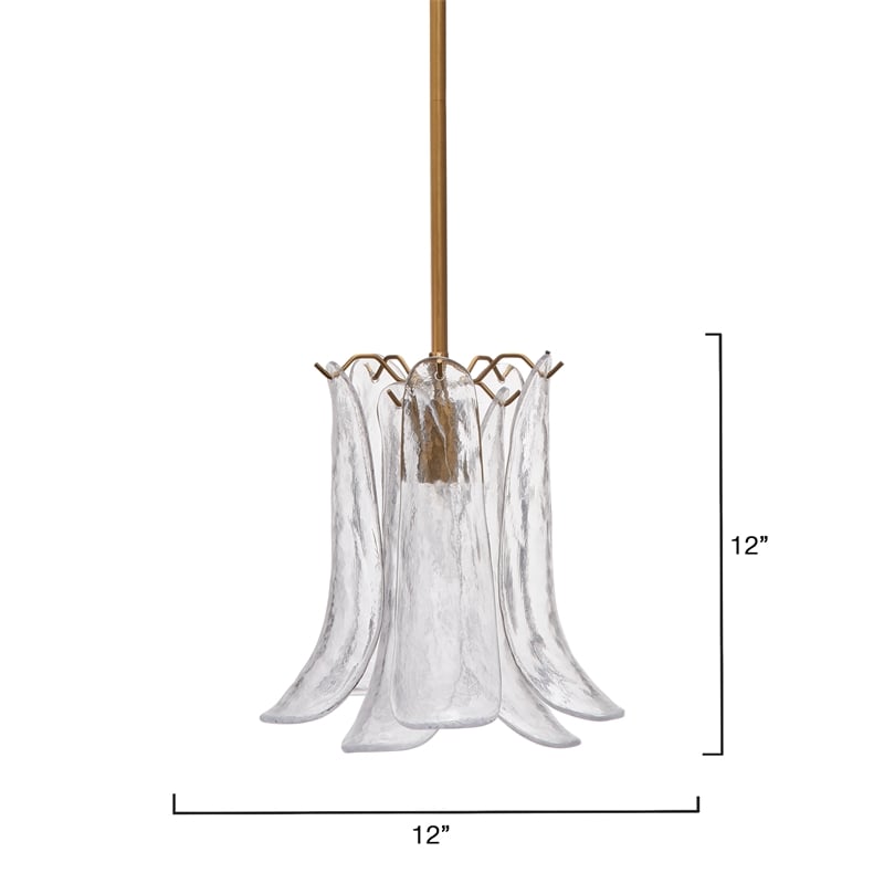 J&D Designs Co Cala Pendant in Clear
