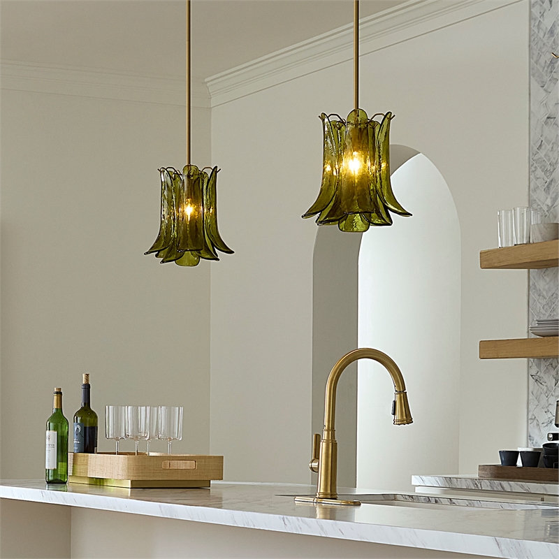J&D Designs Co Cala Pendant in Green