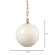 Jamie Young Co Camber Pendant in Taupe