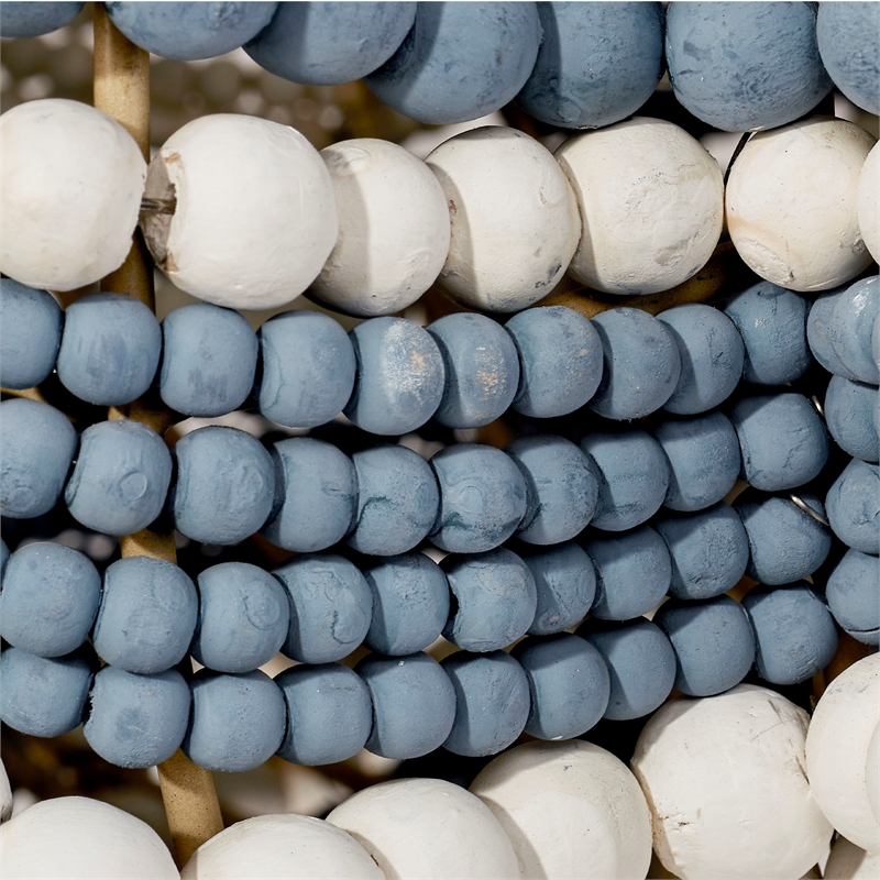 Jamie Young Co Clamshell Chandelier in Blue and White in Small