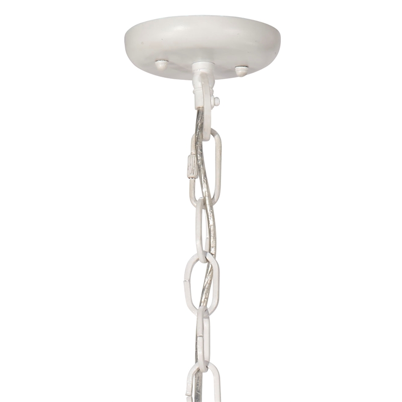 Jamie Young Co Clamshell Chandelier in Blue and White in Small