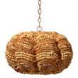 J&D Designs Co Clamshell Chandelier in Natural in Small
