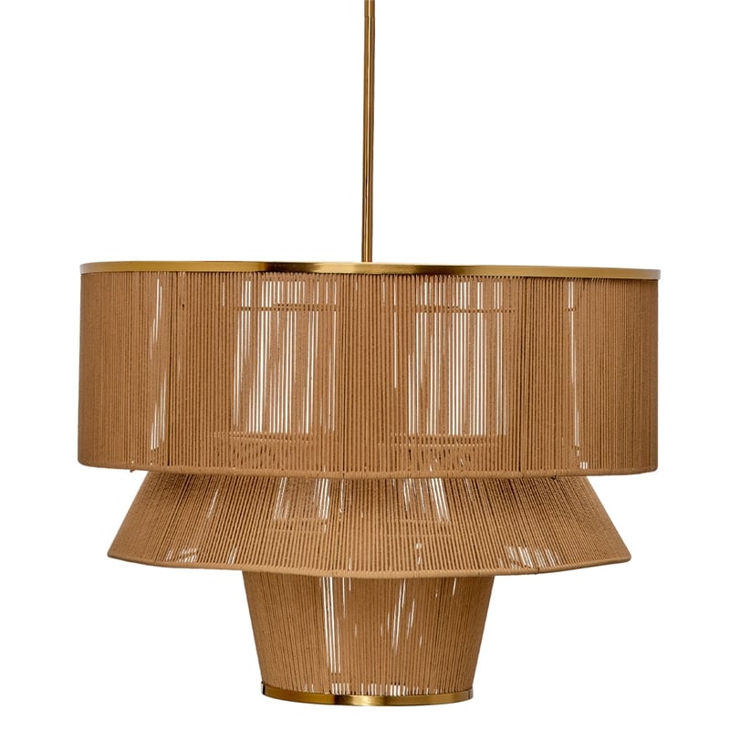 J&D Designs Co Dimension Chandelier in Natural