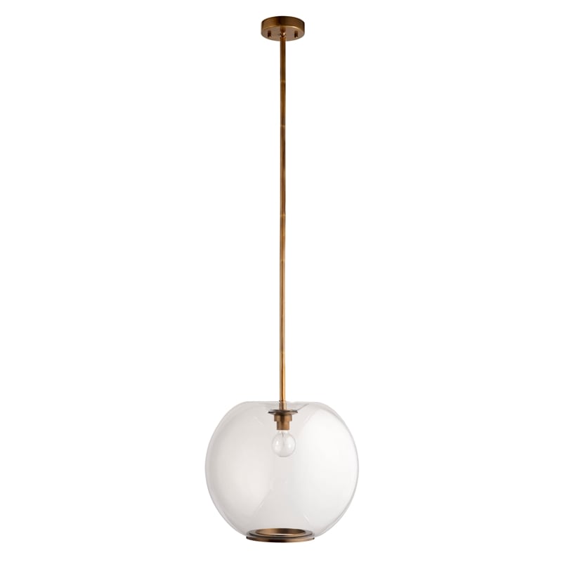 J&D Designs Co Helium Pendant in Clear