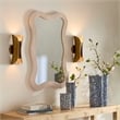 J&D Designs Co Dali Mirror in Cream