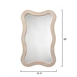J&D Designs Co Dali Mirror in Cream