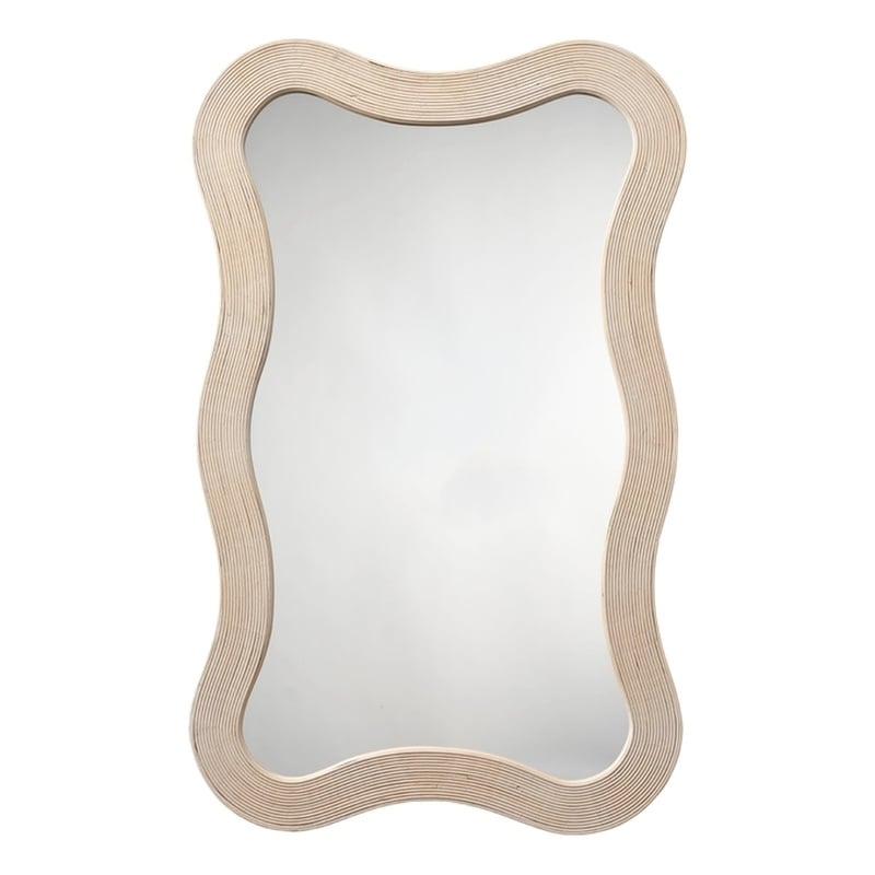 J&D Designs Co Dali Mirror in Cream