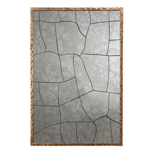 J&D Designs Co Fractured Mirror in Silver