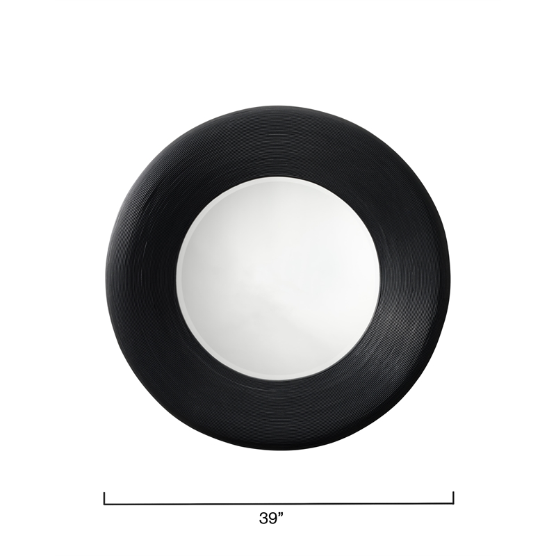 J&D Designs Co Paddock Mirror in Black