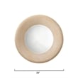 J&D Designs Co Paddock Mirror in Cream