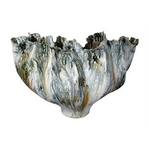 J&D Designs Co Beluga Vase in Blue