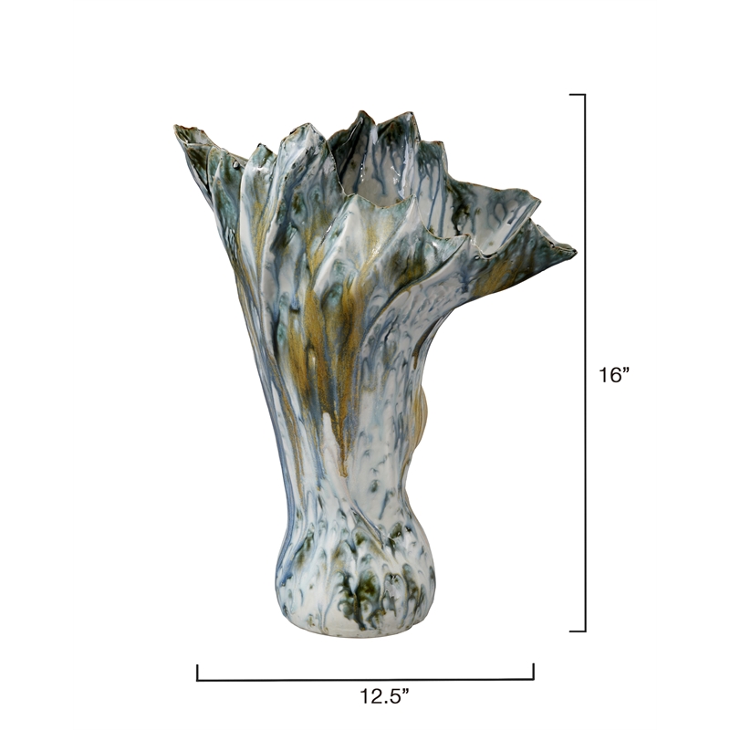 J&D Designs Co Orca Vase in Blue