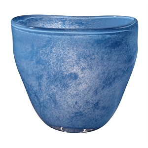 J&D Designs Co Puddle Vase in Blue
