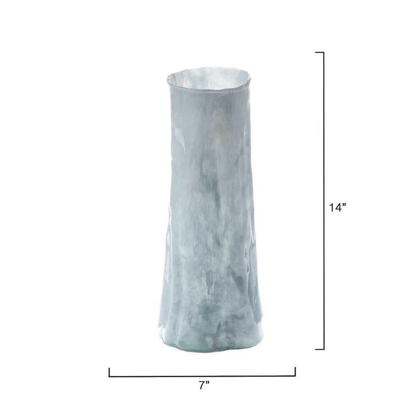 J&D Designs Co Small Sequoia Vase in Blue