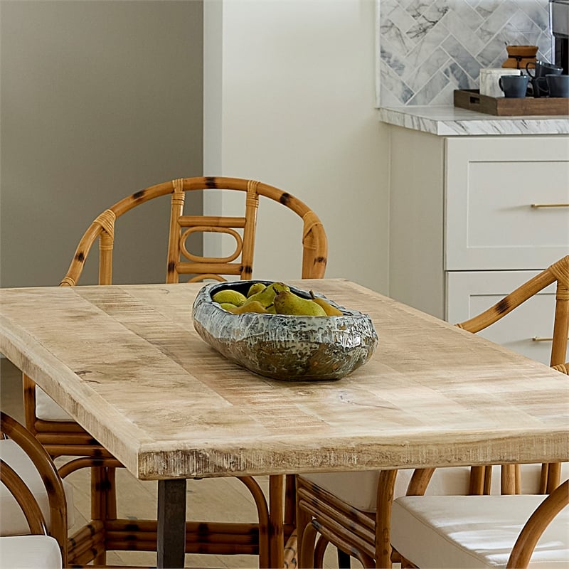J&D Designs Co Unearthed Oval Bowl in Gray