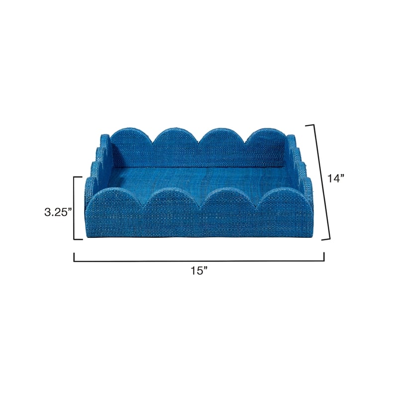 J&D Designs Co Small Wonderland Tray in Indigo