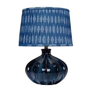 J&D Designs Co Hershey Table Lamp in Blue