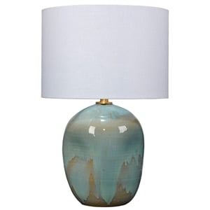J&D Designs Co Salvador Table Lamp in Blue