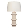 J&D Designs Co Trousdale Table Lamp in Cream