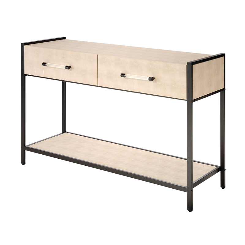 J&D Designs Cassius Console Table in Taupe