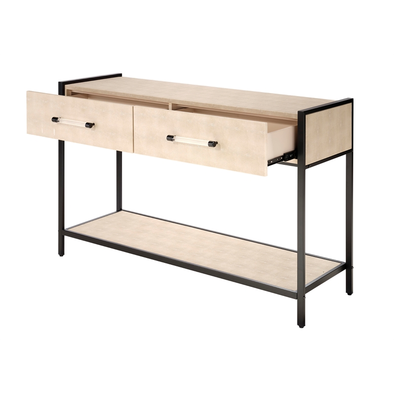 J&D Designs Cassius Console Table in Taupe