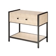 J&D Designs Cassius Side Table in Taupe