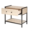 J&D Designs Cassius Side Table in Taupe