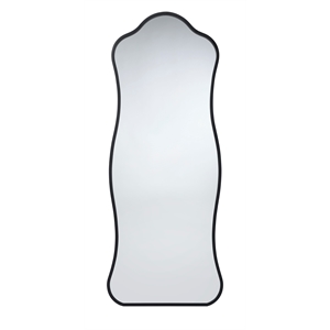 J&D Designs Aurora Floor Mirror in Black