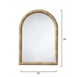 J&D Designs Hill Arch Mirror in Natural
