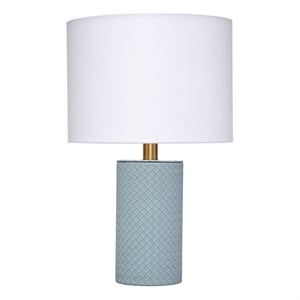 J&D Designs Roman Table Lamp in Blue