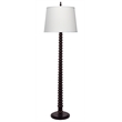 J&D Designs Co Revolution Wood 1-Light Floor Lamp in Black