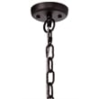 J&D Designs Co Imperial 1-Light Glass and Metal Pendant