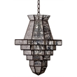 J&D Designs Co Imperial 1-Light Glass and Metal Pendant