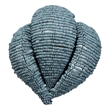 J&D Designs Co Anguilla1-Light Wood Beaded Wall Sconce in Blue
