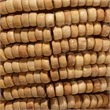 J&D Designs Co Anguilla 1-Light Wood Beaded Wall Sconce in Natural Beige