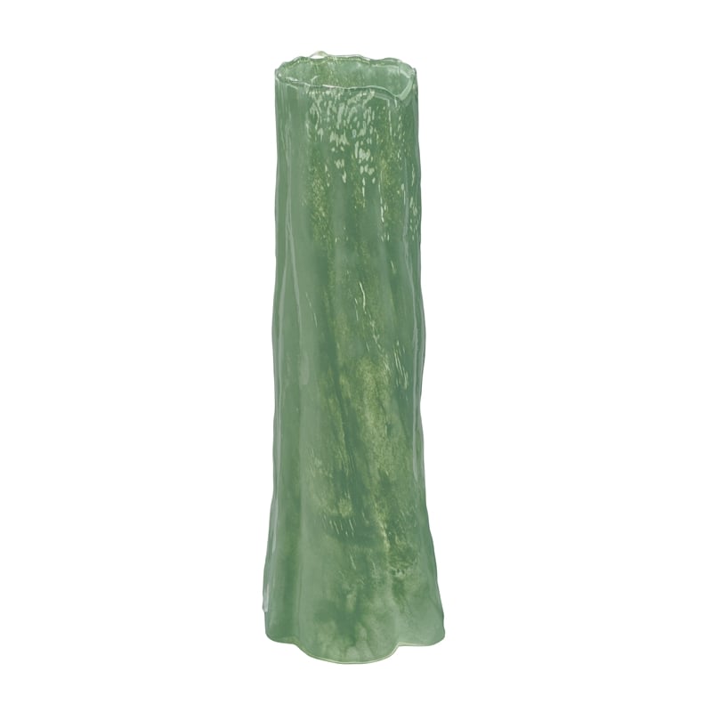 J&D Designs Co Sequoia Green Glass Decorative Vase Large in Green