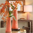 J&D Designs Co Sequoia Poppy Glass Decorative Vase Large in Orange