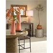 J&D Designs Co Sequoia Poppy Glass Decorative Vase Large in Orange