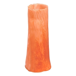 J&D Designs Co Sequoia Poppy Glass Decorative Vase Small in Orange