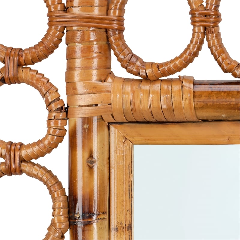 Jamie Young Co Marche Mirror in Natural Bamboo in Natural