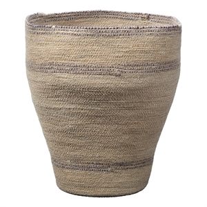 J&D Designs Co Trophy Seagrass Wicker / Rattan Decorative Basket in Blue