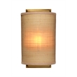 J&D Designs Co Riley Raffia Wicker / Rattan 1-Light Wall Sconce in Natural