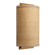 J&D Designs Co Riley Raffia Wicker / Rattan 1-Light Wall Sconce in Natural