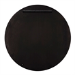 J&D Designs Co Chambord Antiqued Glass Round Wall Mirror Small in Antique Brass