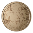 J&D Designs Co Chambord Antiqued Glass Round Wall Mirror Small in Antique Brass