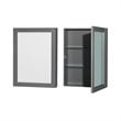 Wyndham Collection Sheffield 72 Inch Wood Double Bathroom Vanity in Dark Gray