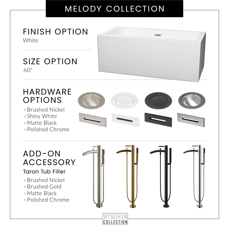 Wyndham Collection Melody 59.5