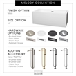 Wyndham Collection Melody 59.5