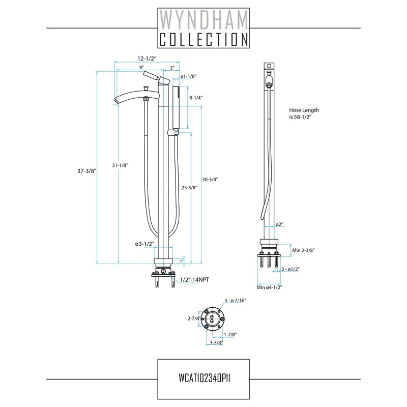 Wyndham Collection Taron 3.5